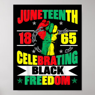 18. Juni 1865: Schwarze Freiheit Afrikas feiern Poster