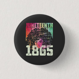 18. Juni 1865 Schwarze Freiheit in Afrika Button