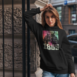 18. Juni 1865 Schwarze Freiheit in Afrika Hoodie