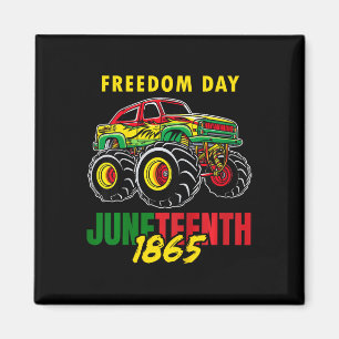 18. Juni 1865 Schwarze Geschichte Jungs T-Shirt Mo Magnet