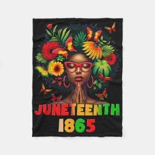 18. Juni 1865 Shirts Frauen feiern Schwarzes Fre Fleecedecke
