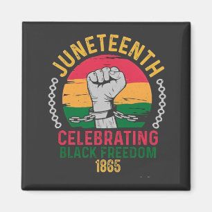 18. Juni: Schwarze Freiheit 1865 Magnet