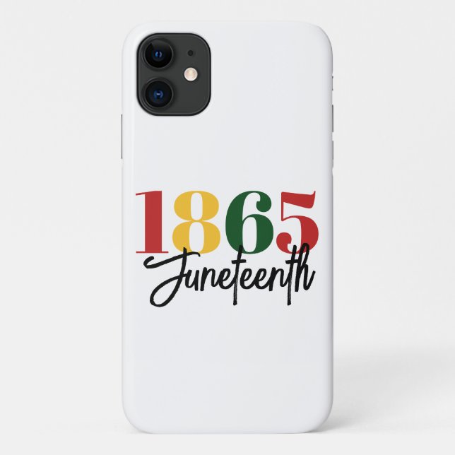 18. Juni Schwarze Geschichte Case-Mate iPhone Hülle (Rückseite)