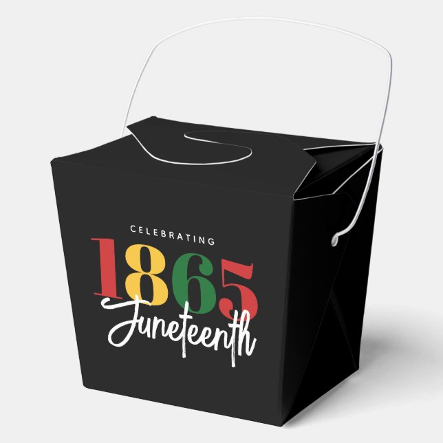 18. Juni Schwarze Geschichte Geschenkschachtel (Vorderseite)