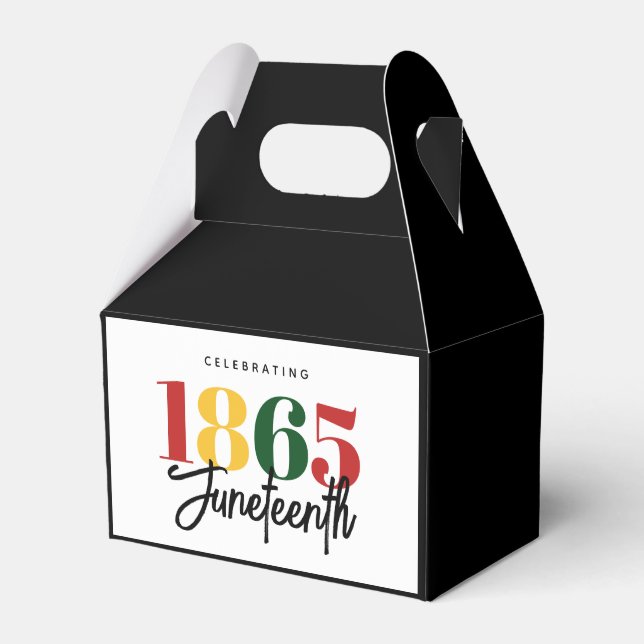 18. Juni Schwarze Geschichte Geschenkschachtel (Vorderseite)
