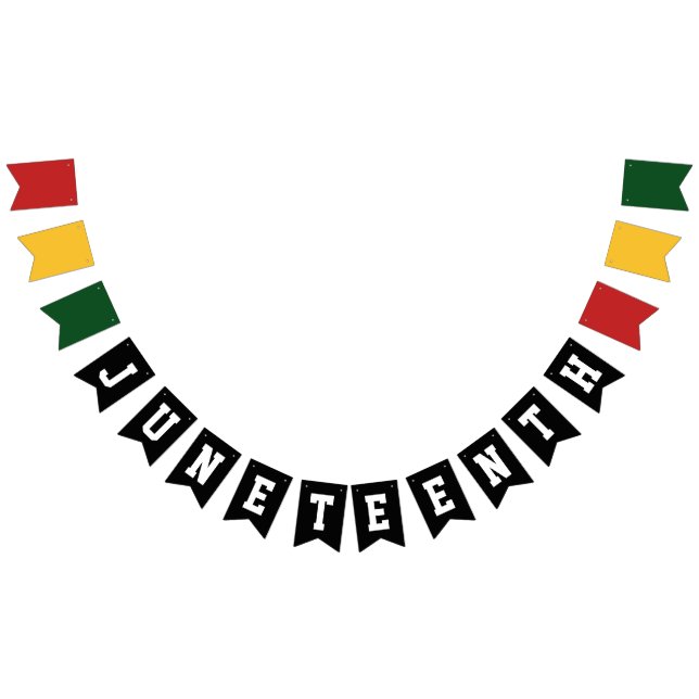 18. Juni Schwarze Geschichte Wimpelkette (Alle)