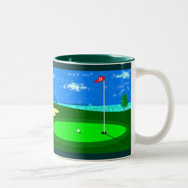 18. Loch Zweifarbige Tasse (Rechts)