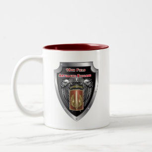 18. Luftlandebrigade Feldartillerie Zweifarbige Tasse