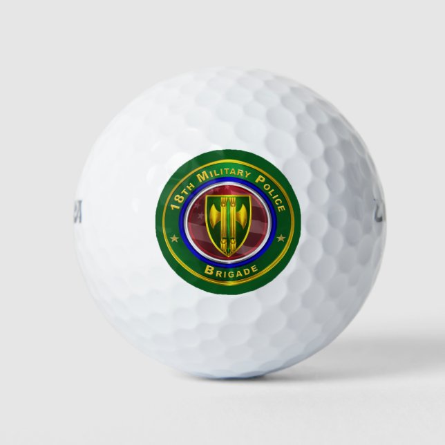 18. Militärpolizei-Brigade Golfball (Vorderseite)