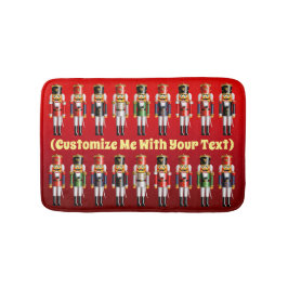 18 Nutty Nutcracker Soldiers Badematte