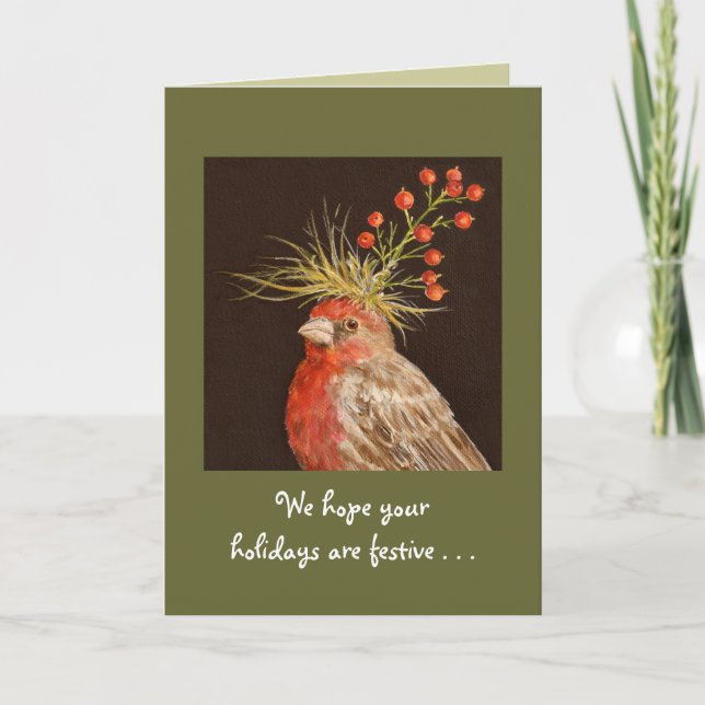 (#18) ont une carte de Noël festive (Devant)