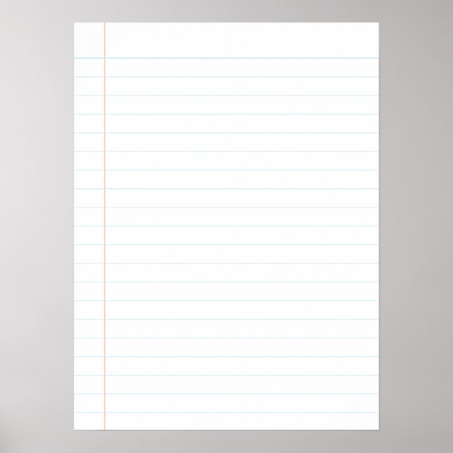 18 po x 24 po, grand poster de carnet (Devant)