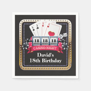 18. Poker Spielkarte Casino Serviette