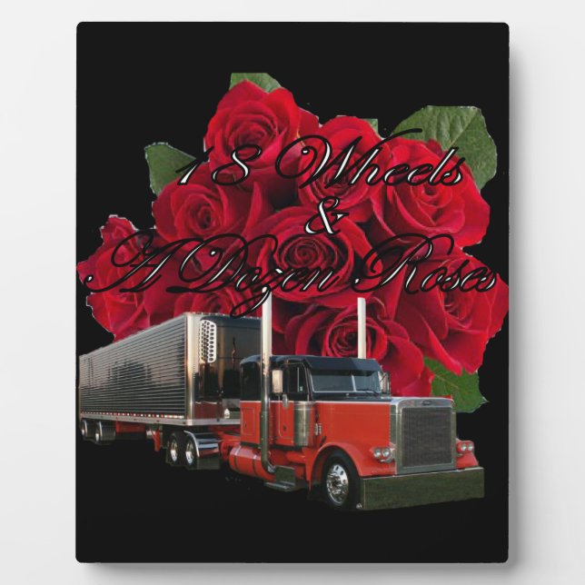 18 Räder und ein Dutzend Rose Fotoplatte (Vorderseite)