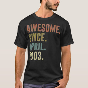 18. Retro Geburtstag Vintag Phantastisch seit 20. T-Shirt