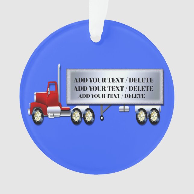 18 Roue - Semi-remorque - Ornement de camion (devant)