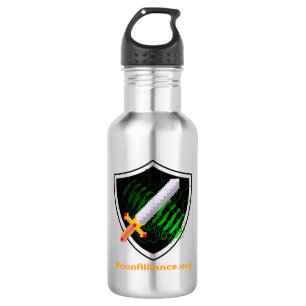 18-Unze-Stahlwasserflasche mit PrionAlliance Logo Trinkflasche