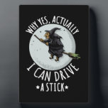 18 Warum ja, kann ich tatsächlich eine Stick Funny Fotoplatte<br><div class="desc">Warum ja kann ich eine Stick Funny Witch lustig,  halloween,  Kostüme,  Vintag,  Geschenke Idee,  Retro,  Hexen,  Besen,  Trick oder Leckerbissen,  spooky,  Kürbis,  Geist,  Skelett,  Schädel,  niedlich,  Horror lustige halloween 2021 Kostüm für ihn für Kinder fahren</div>