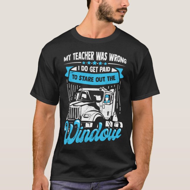 18 Wheeler for a Truck Driver T-Shirt (Vorderseite)