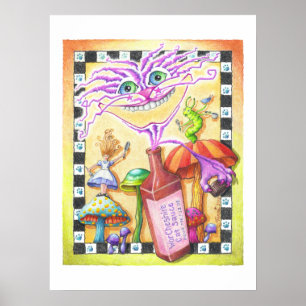18"x24" ARCHIVALDRUCKER - ARBEITSKATZE Poster