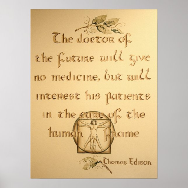 18" x 24" Doctor of the Future Poster (Vorne)