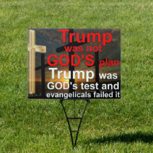 18" x 24" Doppeltrump ist nicht Gottes Plan