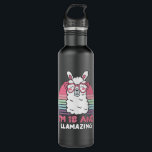 18 Years Old Bday Llamazing 18th Birthday Llama Edelstahlflasche<br><div class="desc">Retro Vintage Style Birthday Gift Design Perfect To Pair With Shorts,  Leggings Or Jeans For A Casual Yet Trendy Look. Humorous Funny Humor Birthday Gift Outfit For Family Member,  Loved One Or Yourself. Matches Loads Of Clothes. GET YOURS TODAY!</div>