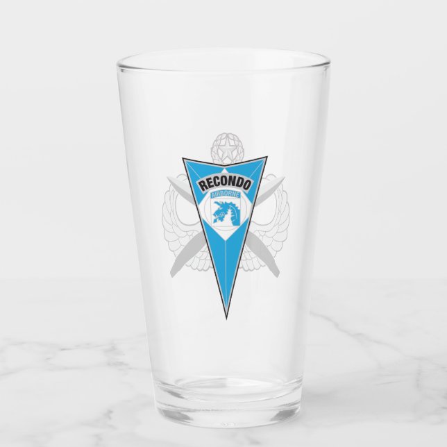 18e Abn. Verre de bières Recondo Corps (Devant)