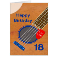 18e anniversaire Guitare Joueur Anniversaire