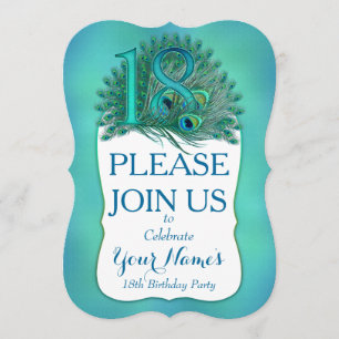 18e anniversaire Invitations