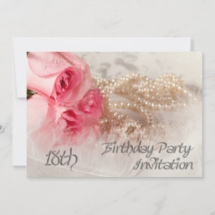 18ème anniversaire invitation de fête