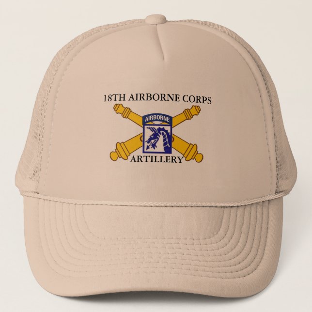 18ème CASQUETTE AÉROPORTÉ d'ARTILLERIE de CORPS (Devant)