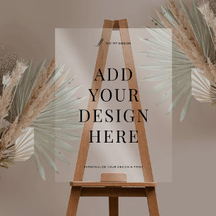 18x24" Klarsichtdruck Acrylschild