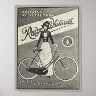 1900 affiches vintages d'art d'annonce de Rudge