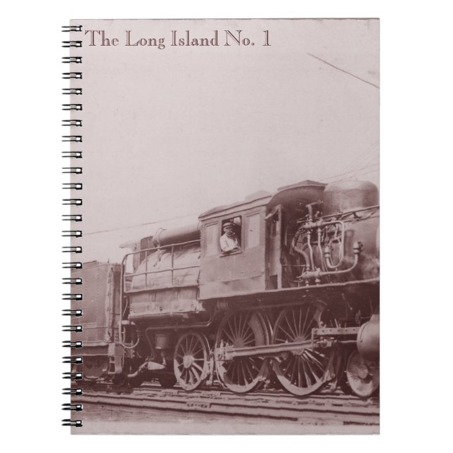 1900 Baldwin Locomotive Notebook Notizblock (Vorderseite)