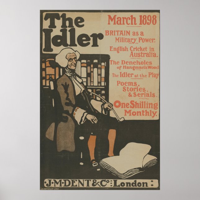 1900 Forrest Smith Premier Schreibmaschine Poster (Vorne)