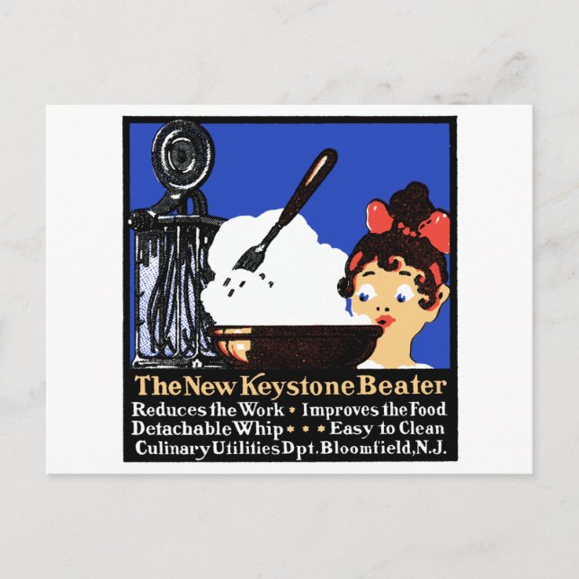 1900 Keystone Beater Postkarte (Vorderseite)