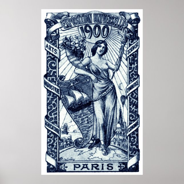 1900 Paris International Expo Poster (Vorne)