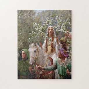 1900 von John Collier, Königin Guineveres Maying