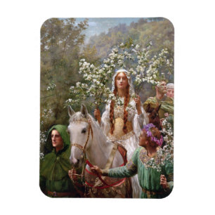 1900 von John Collier, Königin Guineveres Maying Magnet