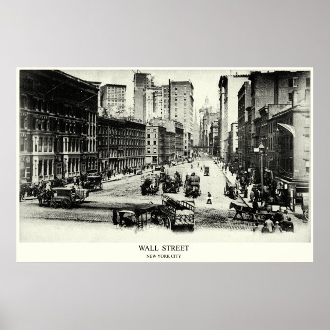 1900 Wall Street Poster (Vorne)