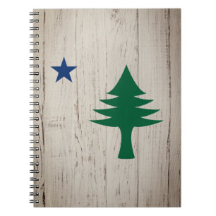 1901 Maine-Flag-Notebook Notizblock