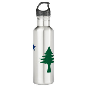 1901 Maine Flag Wasserflasche Edelstahlflasche