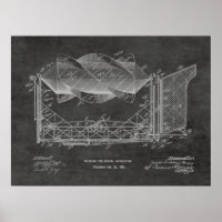 1901 Patent für Flugmaschine Zeichnend Druck