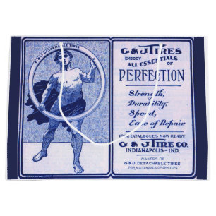 1902 G & J Reifen und Druck Große Geschenktüte