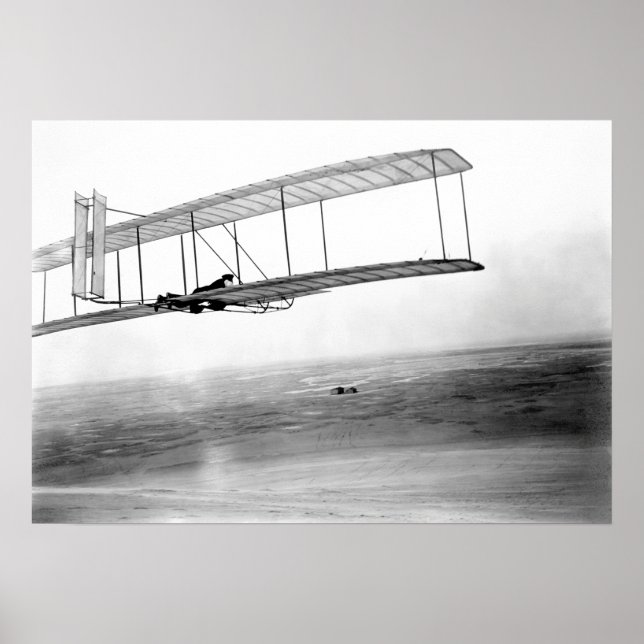 1903 SCHREIBGLIDER-TESTFLUG POSTER (Vorne)
