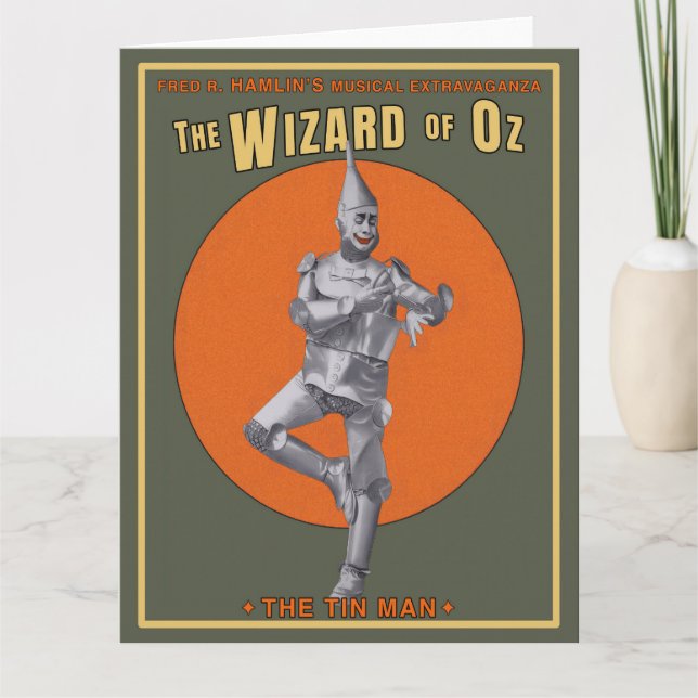 1903 Wizard of Oz Blechmann Karte (Vorderseite)