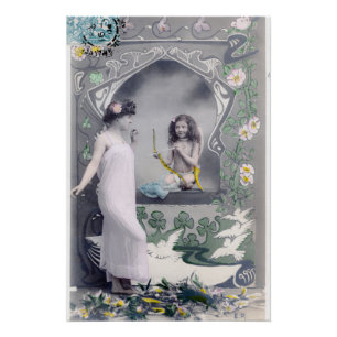 1904 Jugendstil Valentine Poster