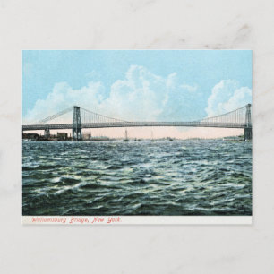 1904 Williamsburg-Brücke NYC Poster Postkarte