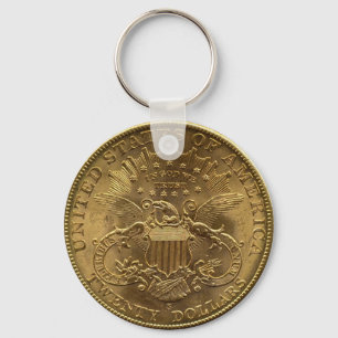 1904 zwanzig Dollar-Münze, Rückseite (Schwänze) Schlüsselanhänger